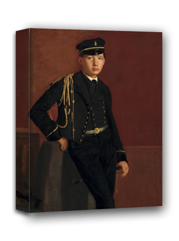Achille De Gas in the Uniform of a Cadet, Edgar Degas - obraz na płótnie Wymiar do wyboru: 40x50 cm