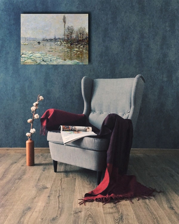 Breakup of ice, Claude Monet - obraz na płótnie Wymiar do wyboru: 80x60 cm