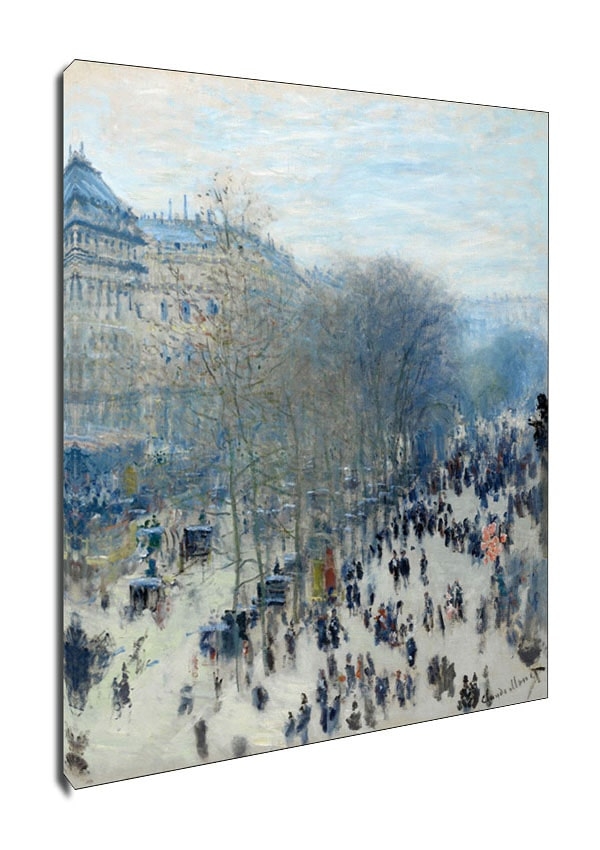 Boulevard des capucines, Claude Monet - obraz na płótnie Wymiar do wyboru: 40x60 cm