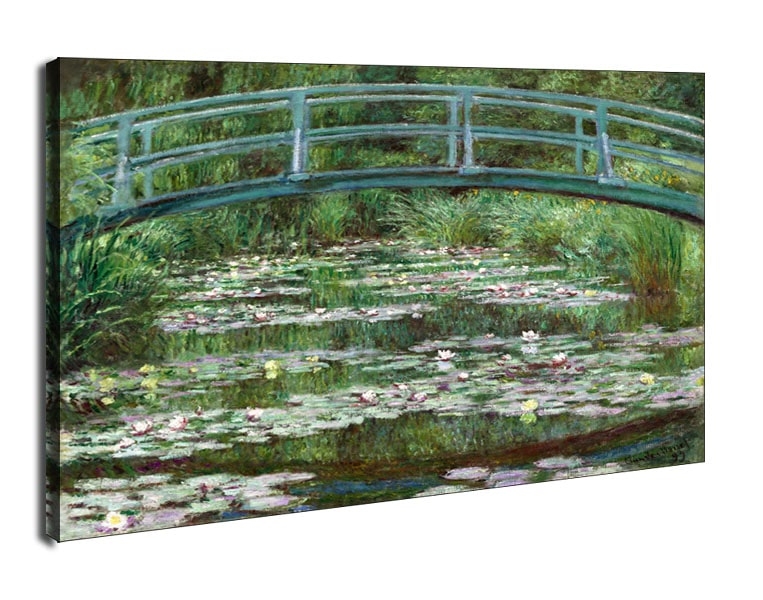 Japoński mostek w Giverny, Claude Monet - obraz na płótnie Wymiar do wyboru: 100x70 cm