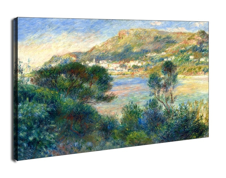 View of Monte Carlo from Cap Martin, Auguste Renoir - obraz na płótnie Wymiar do wyboru: 120x90 cm