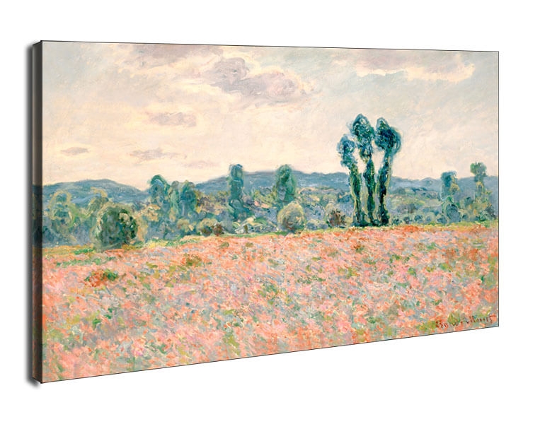 Pole Maków, Claude Monet - obraz na płótnie Wymiar do wyboru: 30x20 cm