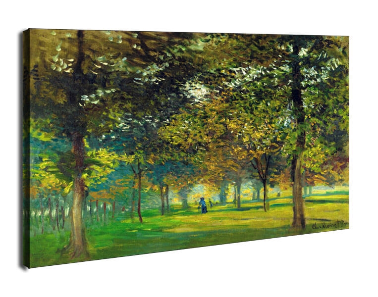 The allee du champ de foire at argenteuil, Claude Monet - obraz na płótnie Wymiar do wyboru: 90x60 cm