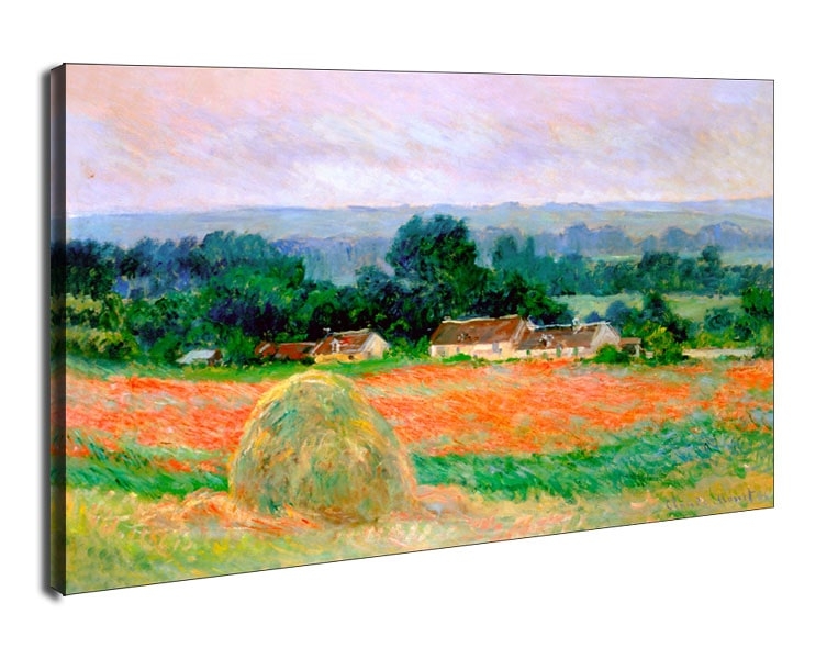 Haystack at giverny 1886, Claude Monet - obraz na płótnie Wymiar do wyboru: 30x20 cm
