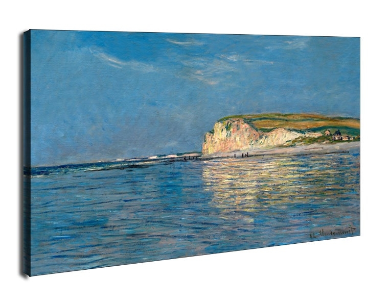 Фото - Картина Tide Low  at Pourville, near Dieppe, 1882, Claude Monet - obraz na płótnie 