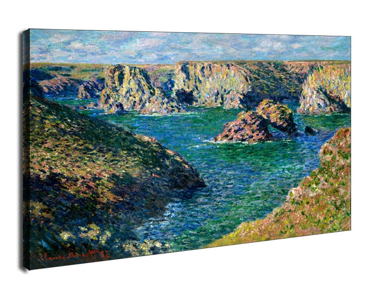 Port donnant belle ile, Claude Monet - obraz na płótnie Wymiar do wyboru: 50x40 cm