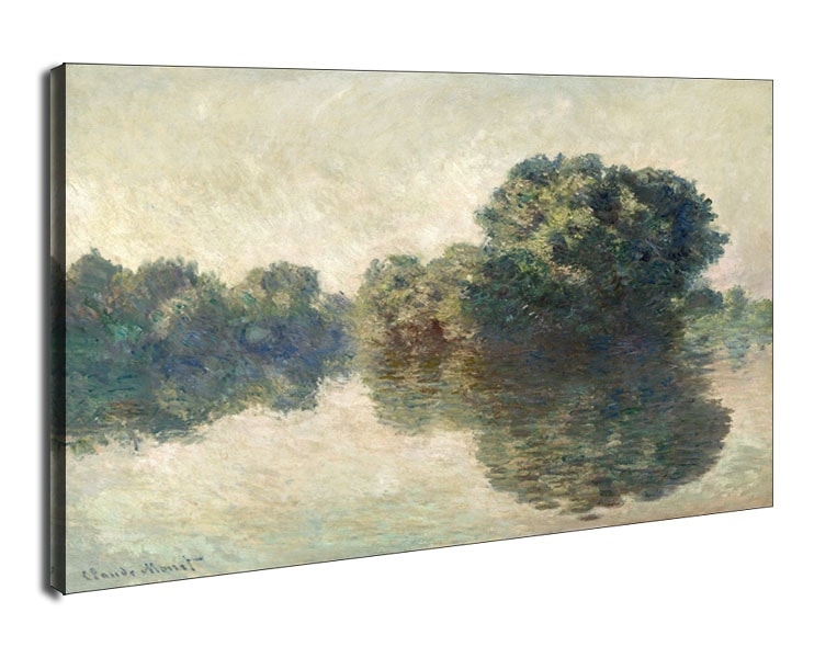 Фото - Картина Claude Monet The Seine at Giverny,  - obraz na płótnie Wymiar do wyboru: 10 