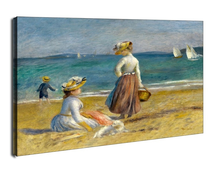 Figures on the Beach, Auguste Renoir - obraz na płótnie Wymiar do wyboru: 30x20 cm