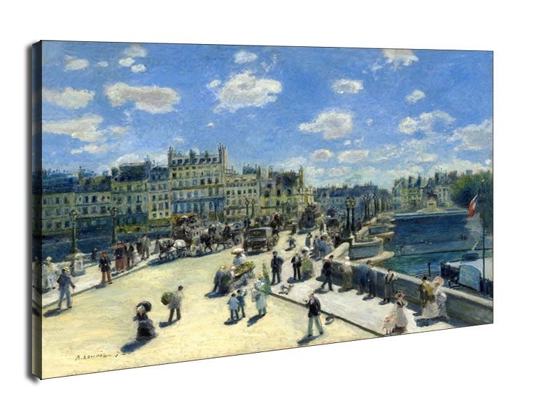 Pont Neuf, Paris, Auguste Renoir - obraz na płótnie Wymiar do wyboru: 30x20 cm