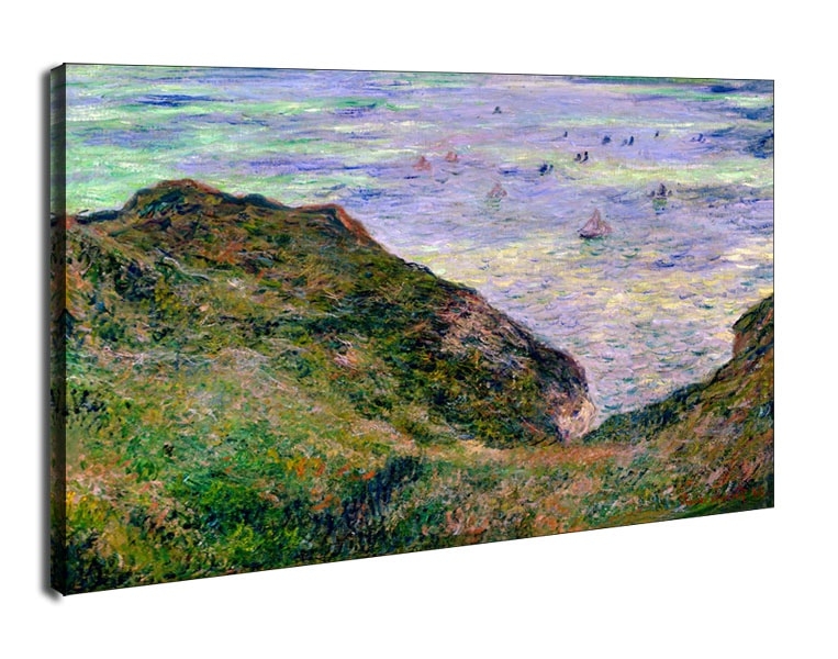 Фото - Картина Claude Monet View over the sea 1882,  - obraz na płótnie Wymiar do wyboru: 