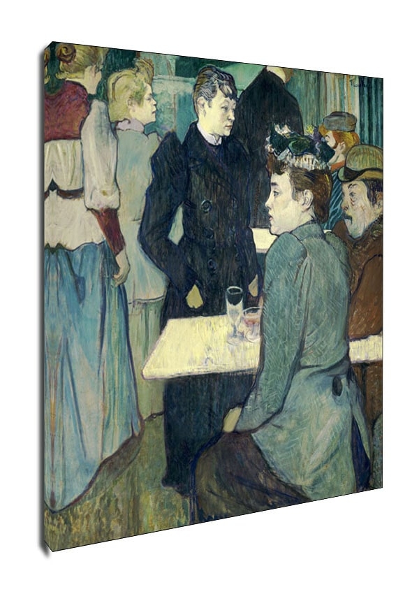 Фото - Картина A Corner of the Moulin de la Galette, Henri de Toulouse-Lautrec - obraz na