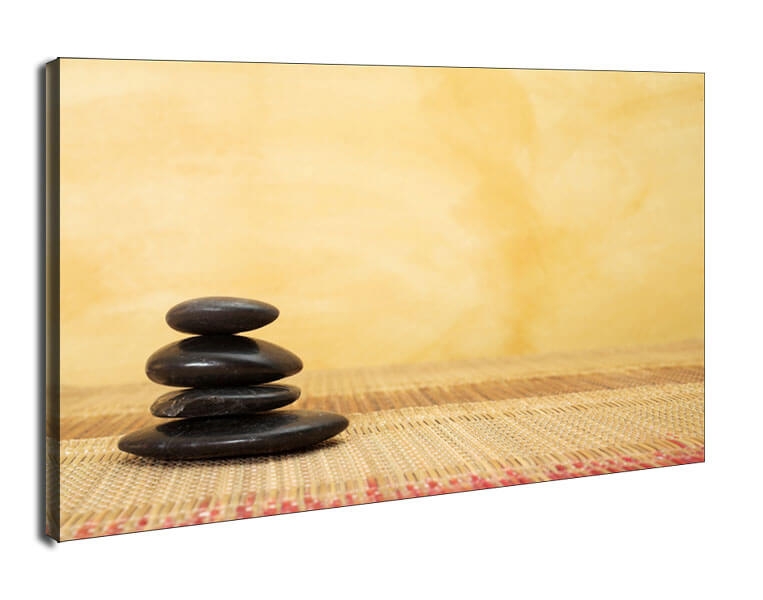 Фото - Картина SPA Gorący kamień  - obraz na płótnie Wymiar do wyboru: 50x40 cm 