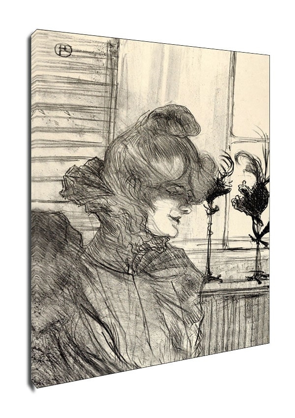 Zdjęcia - Obraz Louise Blouet Le Margoin, Henri de Toulouse-Lautrec -  na płótnie Wym 