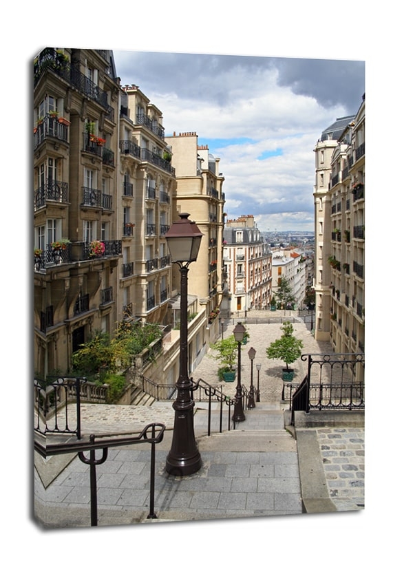 Paryż. Paris Montmartre - obraz na płótnie Wymiar do wyboru: 20x30 cm
