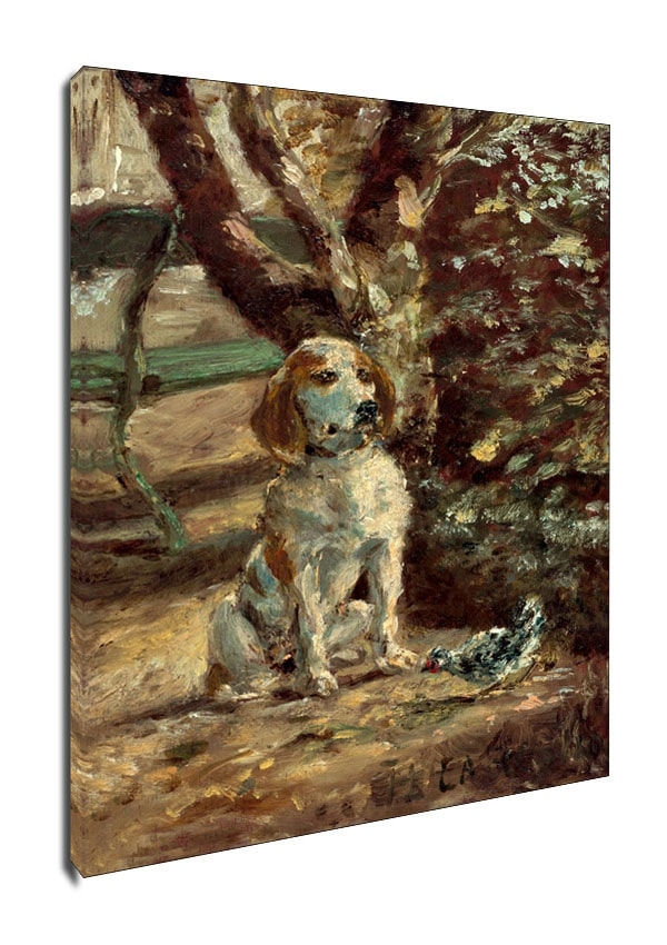 The Artist_s Dog Flèche, Henri de Toulouse-Lautrec - obraz na płótnie Wymiar do wyboru: 30x40 cm