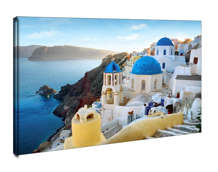 Grecja, Santorini, Oia - obraz na płótnie Wymiar do wyboru: 50x40 cm