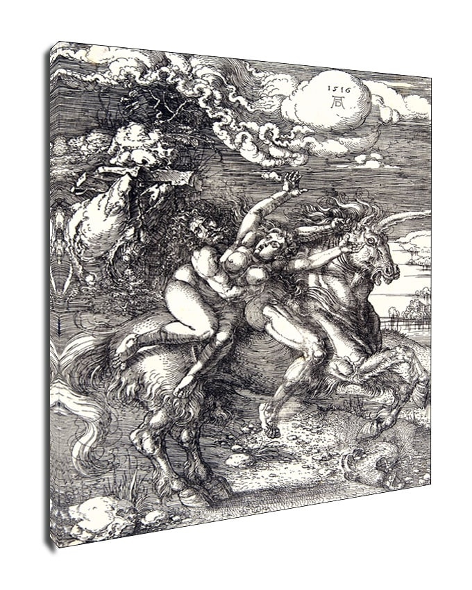 Abduction of Proserpine, Albrecht Durer - obraz na płótnie Wymiar do wyboru: 40x50 cm