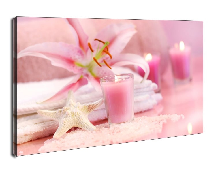 Różowe Spa - obraz na płótnie Wymiar do wyboru: 40x30 cm