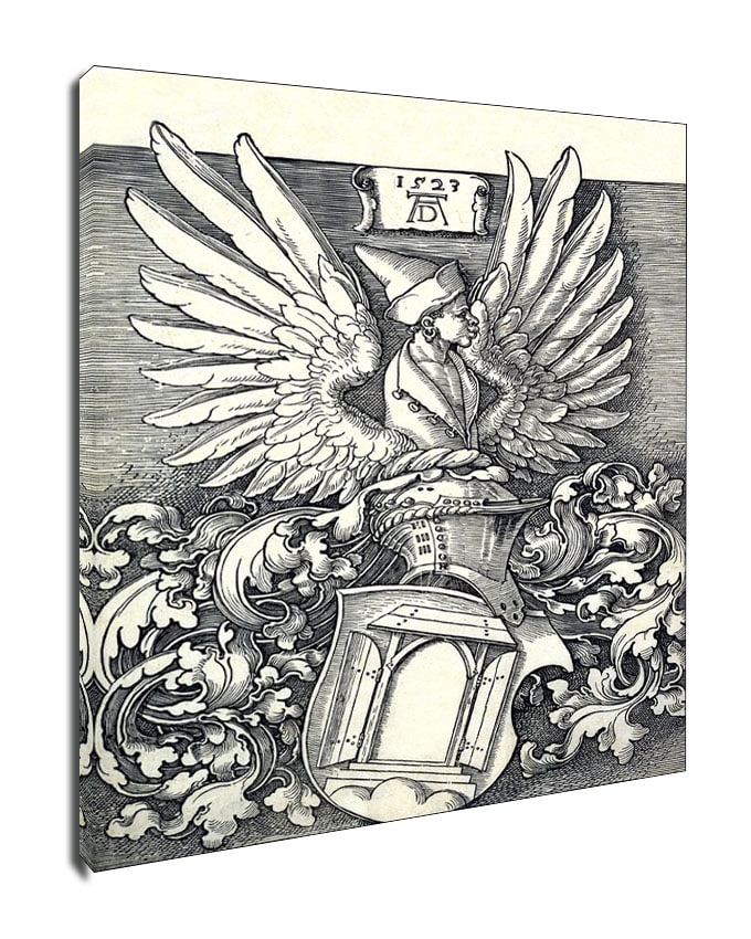 Coat of Arms of Albrecht Dürer, Albrecht Durer - obraz na płótnie Wymiar do wyboru: 20x30 cm