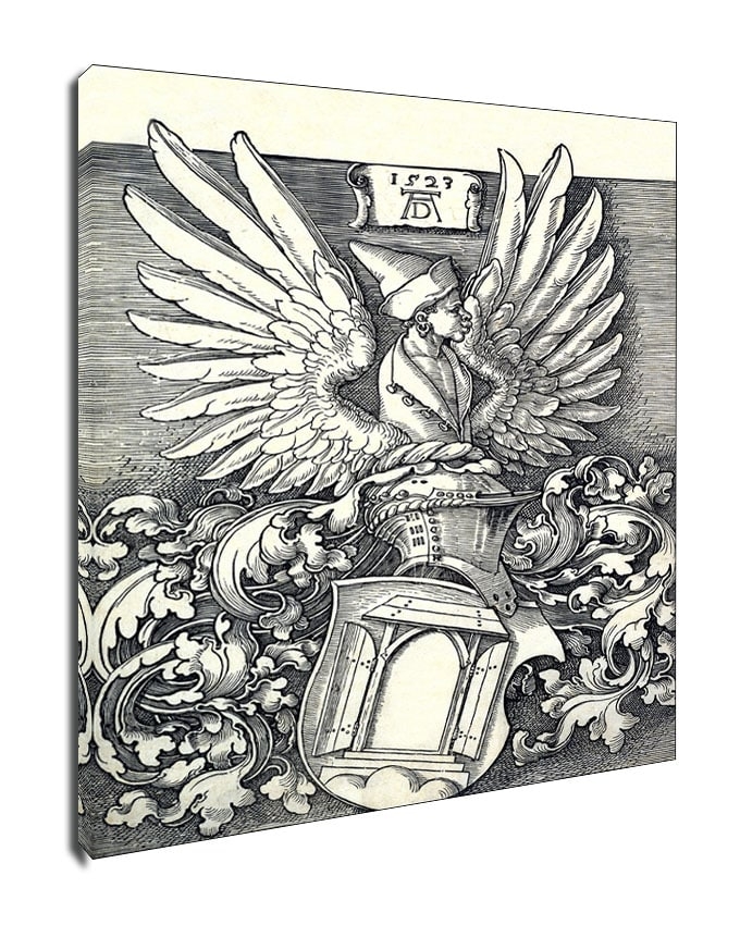 Coat of Arms of Albrecht Dürer, Albrecht Durer - obraz na płótnie Wymiar do wyboru: 30x40 cm