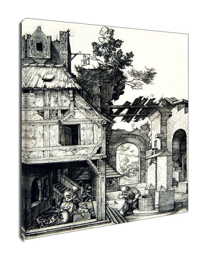 The Nativity, Albrecht Durer - obraz na płótnie Wymiar do wyboru: 60x80 cm