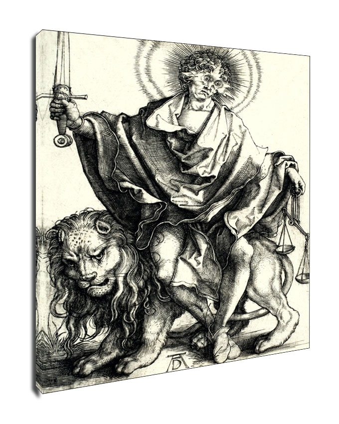 Justice, Albrecht Durer - obraz na płótnie Wymiar do wyboru: 30x40 cm