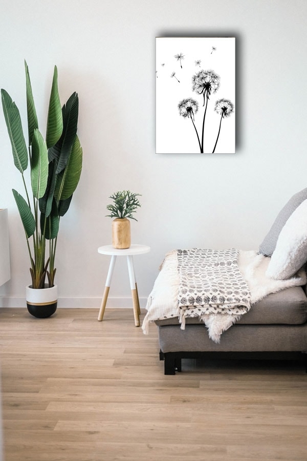 Dmuchawce - obraz na płótnie Wymiar do wyboru: 50x70 cm