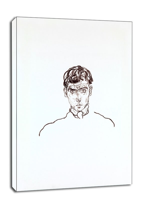 Portrait of Paris von Gütersloh, Egon Schiele - obraz na płótnie Wymiar do wyboru: 60x80 cm