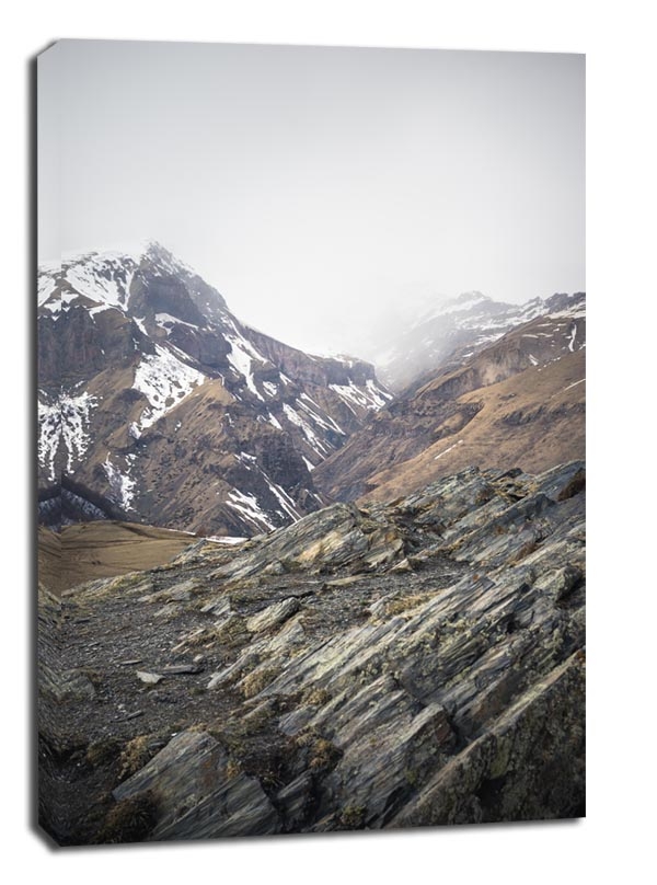 Gruzja, Kazbek - obraz na płótnie Wymiar do wyboru: 90x120 cm