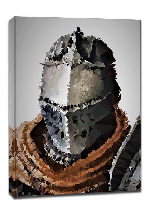 POLYamory - The Chosen Undead, Dark Souls - obraz na płótnie Wymiar do wyboru: 70x100 cm