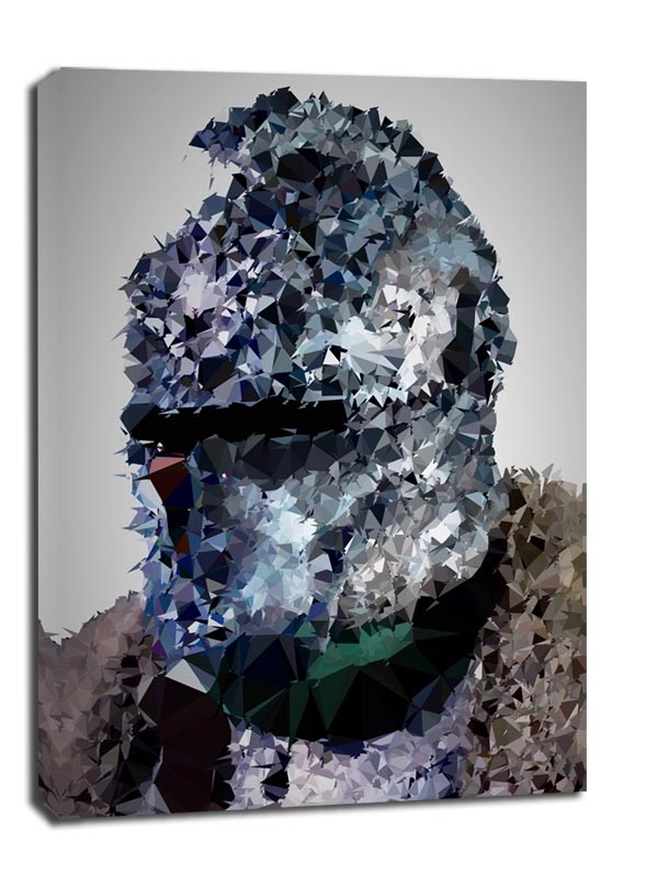 POLYamory - The Bearer of the Curse, Dark Souls - obraz na płótnie Wymiar do wyboru: 50x70 cm