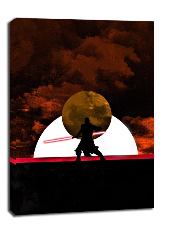 Sol Lunaris - Darth Maul, Gwiezdne Wojny Star Wars - obraz na płótnie Wymiar do wyboru: 90x120 cm