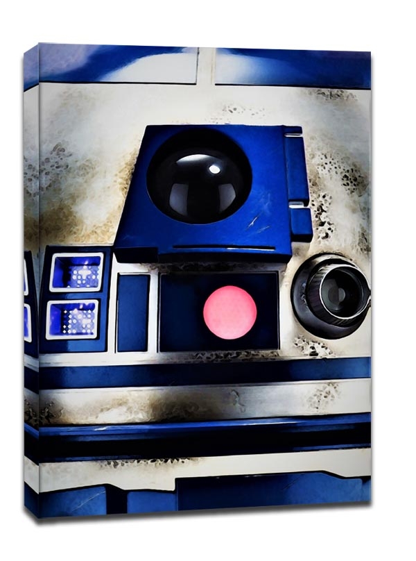 Face It! Star Wars Gwiezdne Wojny - R2-D2 - obraz na płótnie Wymiar do wyboru: 61x91,5 cm