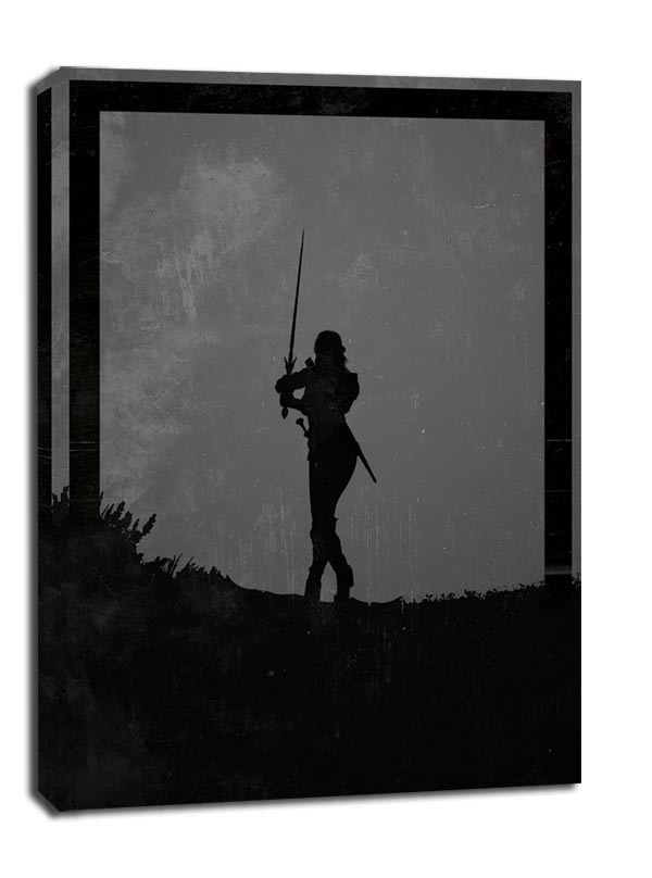 Dawn of Heroes - Ciri, Wiedźmin - obraz na płótnie Wymiar do wyboru: 40x60 cm