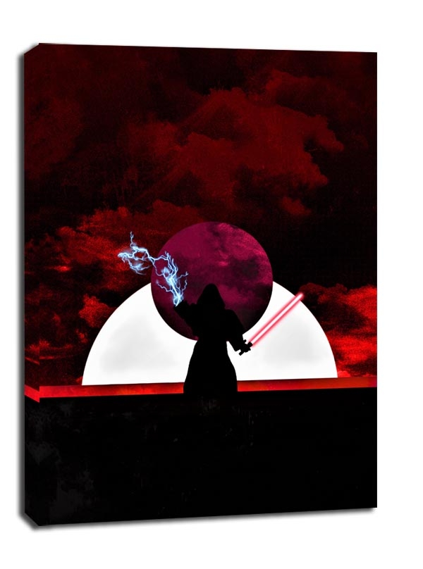 Sol Lunaris - Darth Sidious, Gwiezdne Wojny Star Wars - obraz na płótnie Wymiar do wyboru: 40x50 cm