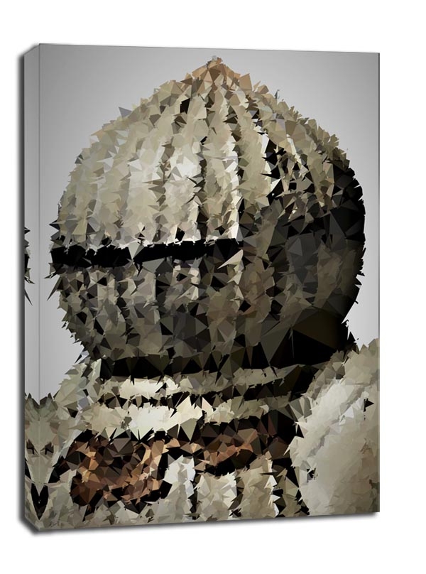 POLYamory - Siegmeyer, Dark Souls - obraz na płótnie Wymiar do wyboru: 40x50 cm