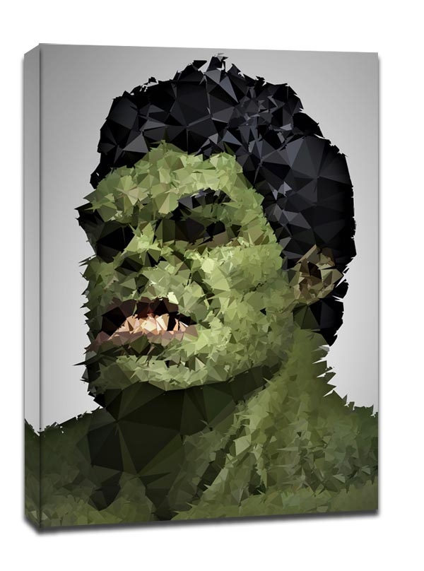 Zdjęcia - Obraz MARVEL POLYamory - Hulk,  -  na płótnie Wymiar do wyboru: 90x120 cm 