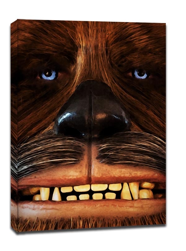Face It! Star Wars Gwiezdne Wojny - Chewbacca - obraz na płótnie Wymiar do wyboru: 30x40 cm