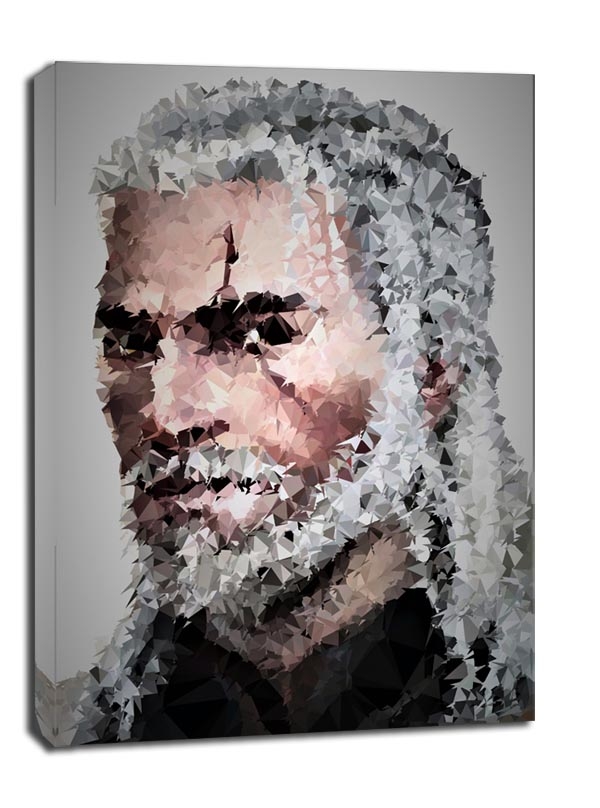 POLYamory - Geralt, Wiedźmin - obraz na płótnie Wymiar do wyboru: 61x91,5 cm