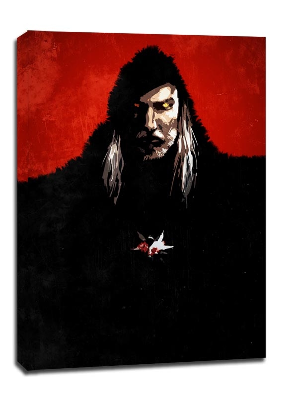 Wiedźmin - Bloodlust Geralt - obraz na płótnie Wymiar do wyboru: 50x70 cm
