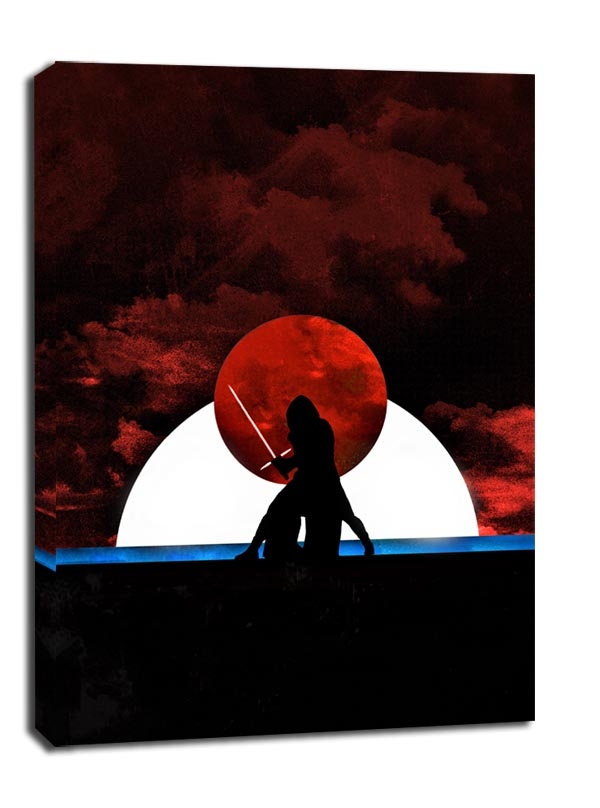 Sol Lunaris - Kylo Ren, Gwiezdne Wojny Star Wars - obraz na płótnie Wymiar do wyboru: 30x40 cm