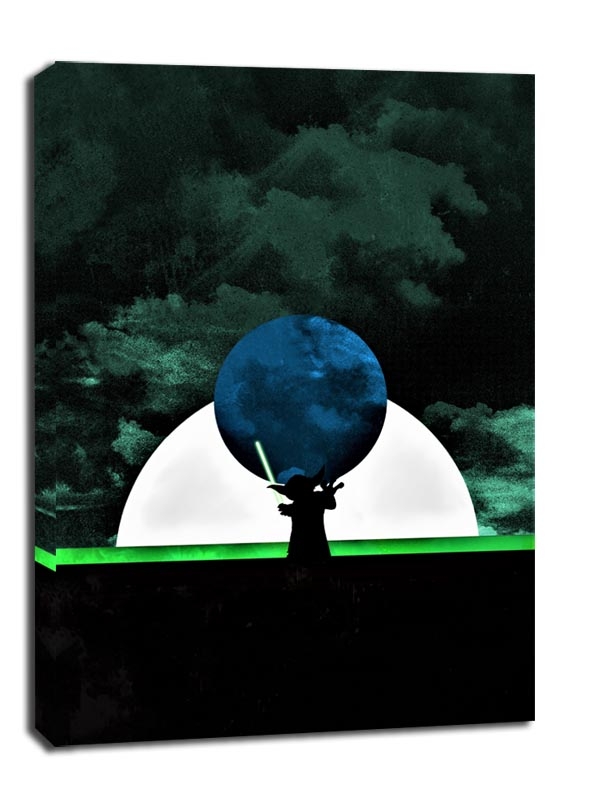 Sol Lunaris - Master Yoda, Gwiezdne Wojny Star Wars - obraz na płótnie Wymiar do wyboru: 20x30 cm