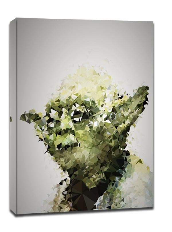 POLYamory - Yoda, Gwiezdne Wojny Star Wars - obraz na płótnie Wymiar do wyboru: 40x50 cm