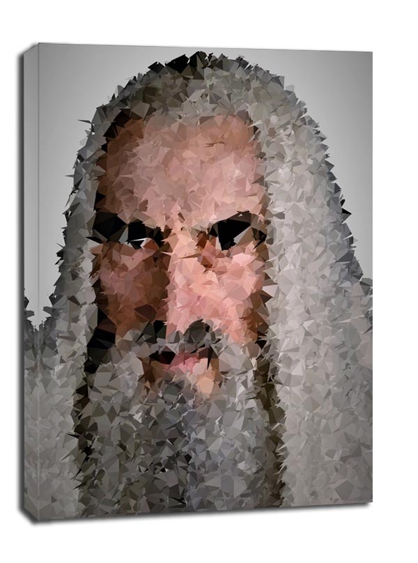 POLYamory - Saruman, Władca Pierścieni - obraz na płótnie Wymiar do wyboru: 60x80 cm