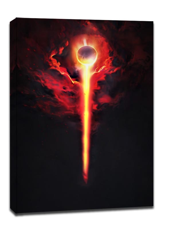 Dark Souls - The Dark Sign - obraz na płótnie Wymiar do wyboru: 61x91,5 cm