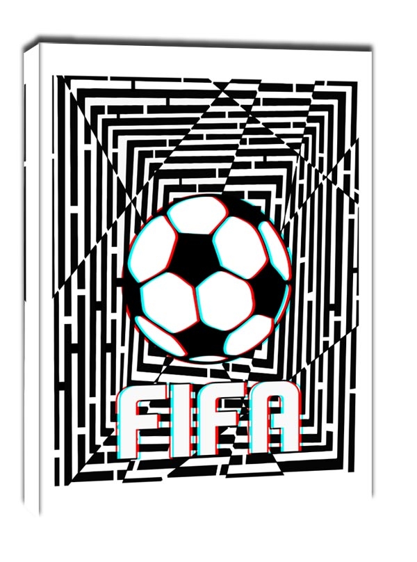Zdjęcia - Obraz Maze Gaze FIFA -  na płótnie Wymiar do wyboru: 30x40 cm