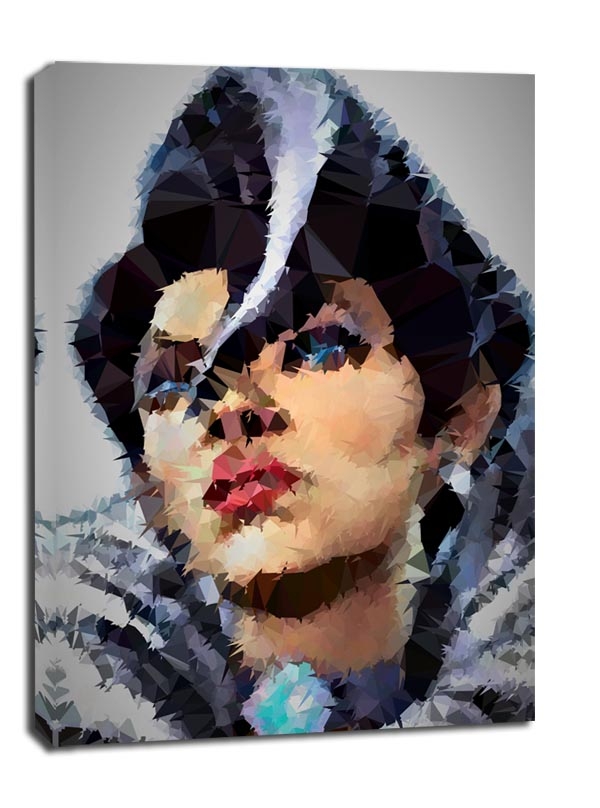 POLYamory - Aurelia, Borderlands - obraz na płótnie Wymiar do wyboru: 60x80 cm