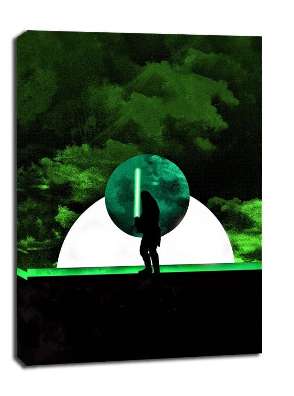 Sol Lunaris - Qui-Gon Jinn, Gwiezdne Wojny Star Wars - obraz na płótnie Wymiar do wyboru: 40x60 cm