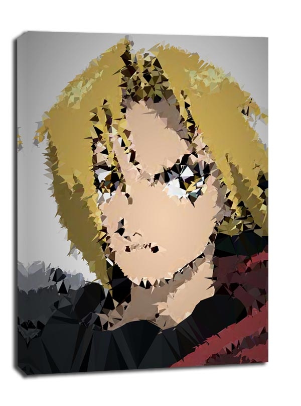 POLYamory - Edward, Fullmetal Alchemist - obraz na płótnie Wymiar do wyboru: 40x60 cm