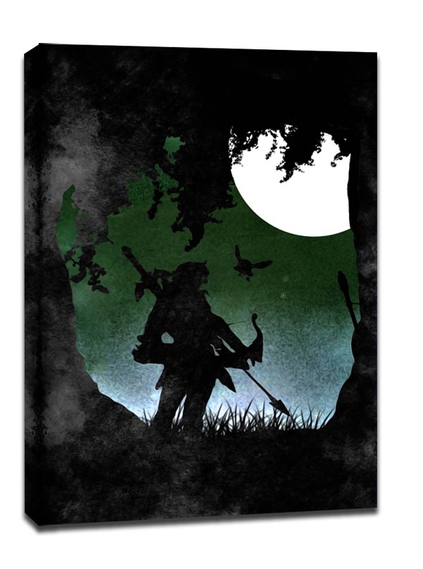 Moonlight Caverns - The Legend of Zelda - obraz na płótnie Wymiar do wyboru: 40x60 cm